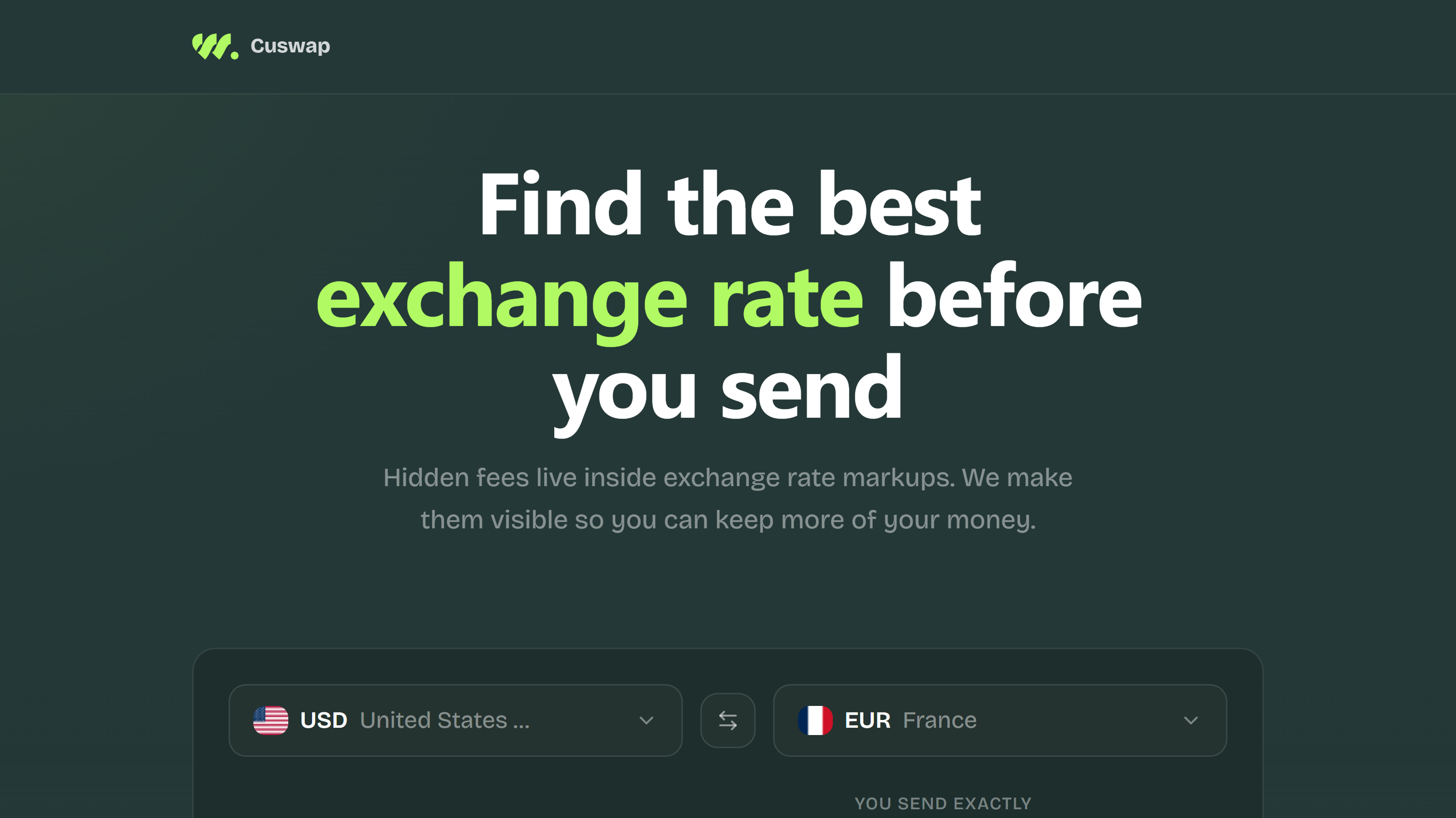 Cuswap Rate Aggregator